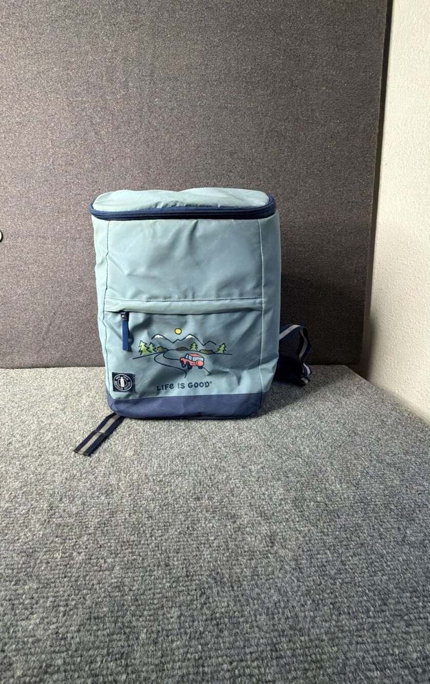 Life is Good Insulated Cooler Backpack Jeep Camping Picnic Travel Bag